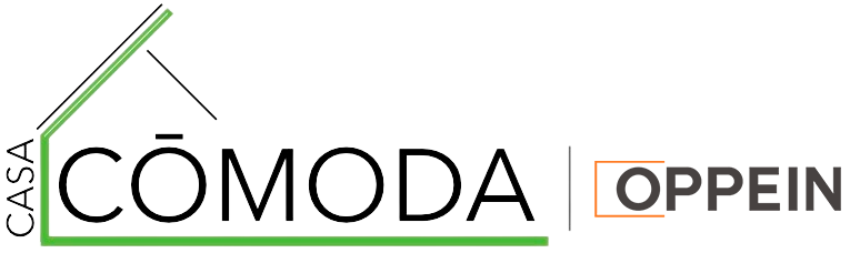 Logo Casa Cómoda, representate oficial en Chile de Oppein, la fabrica mas grande de muebles a medida para cocinas